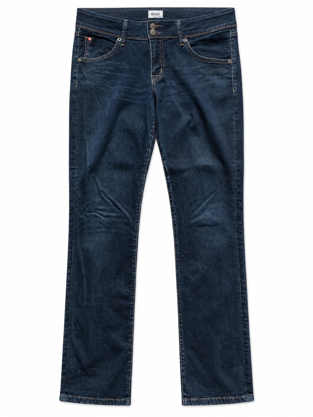 Hudson Vintage Beth Baby Bootcut Flap Pocket Dark Wash Jeans Size 31